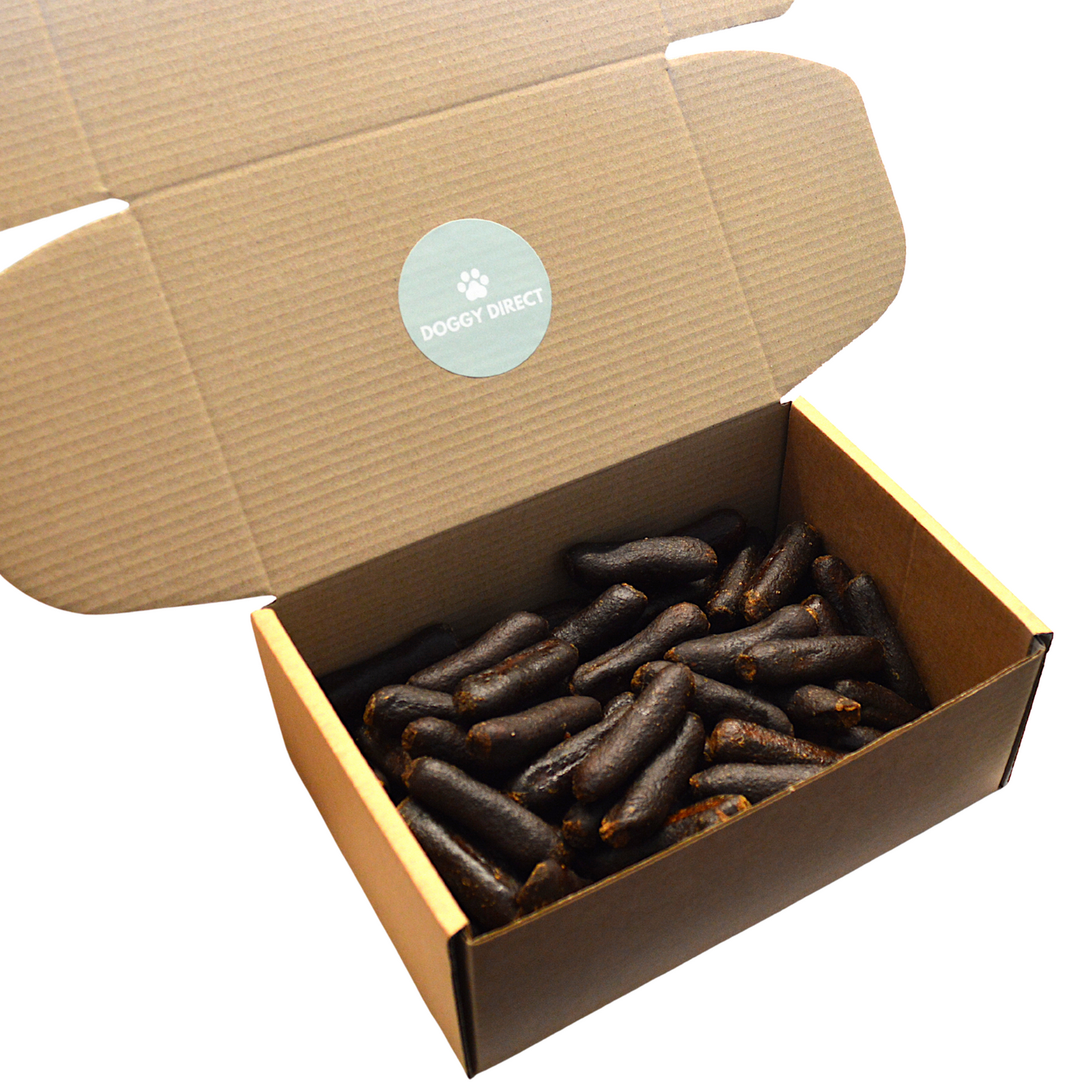 Doggy Direct Gourmet Beef & Garlic Sausages - Natural Treats for Dogs - 500g & 1kg Boxes