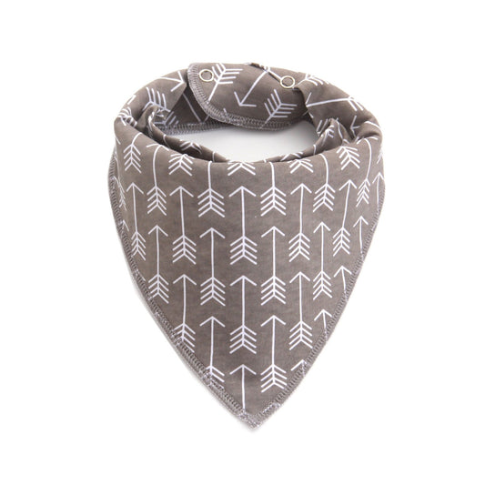 Doggy Direct 'Flying Arrow Grey' Dog Bandana with Pop Buttons