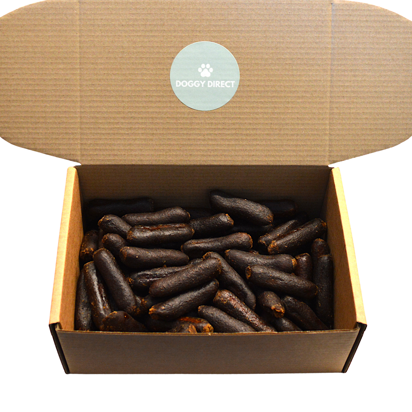 Doggy Direct Gourmet Beef & Garlic Sausages - Natural Treats for Dogs - 500g & 1kg Boxes