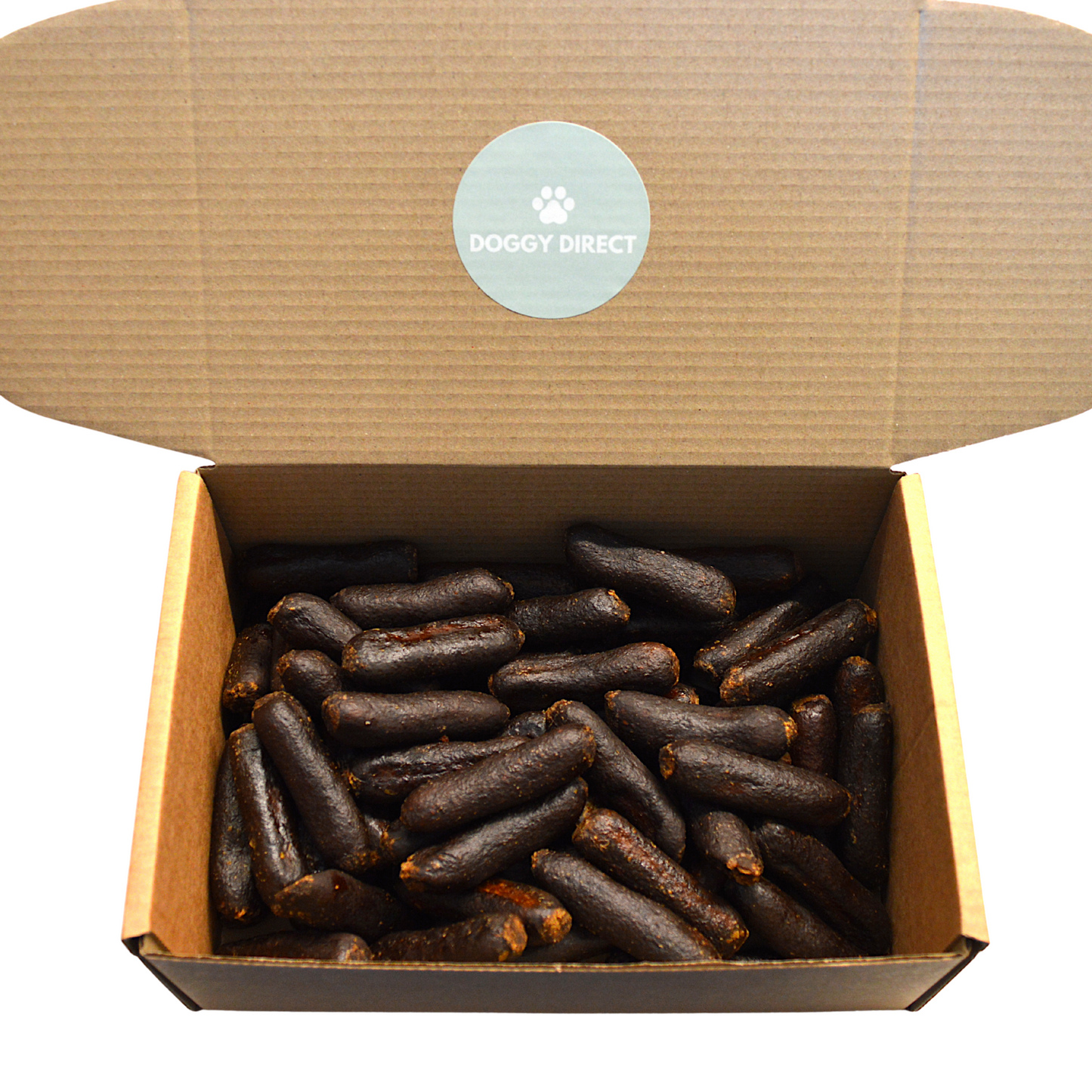 Doggy Direct Gourmet Beef & Garlic Sausages - Natural Treats for Dogs - 500g & 1kg Boxes