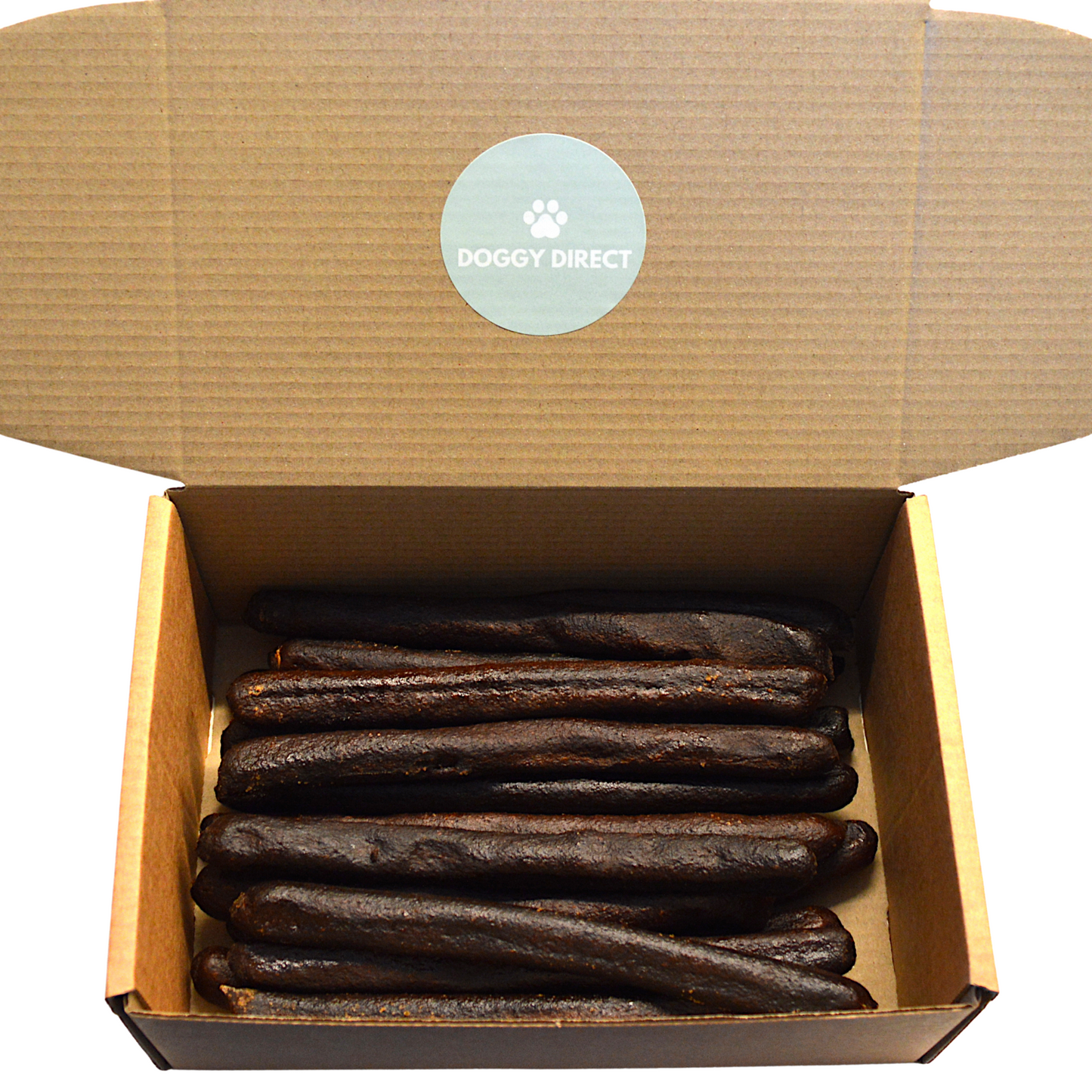 Doggy Direct Natural Black Pudding Sticks - Gourmet Meat Sausage Treats for Dogs - 10, 20 & 30 PACKS