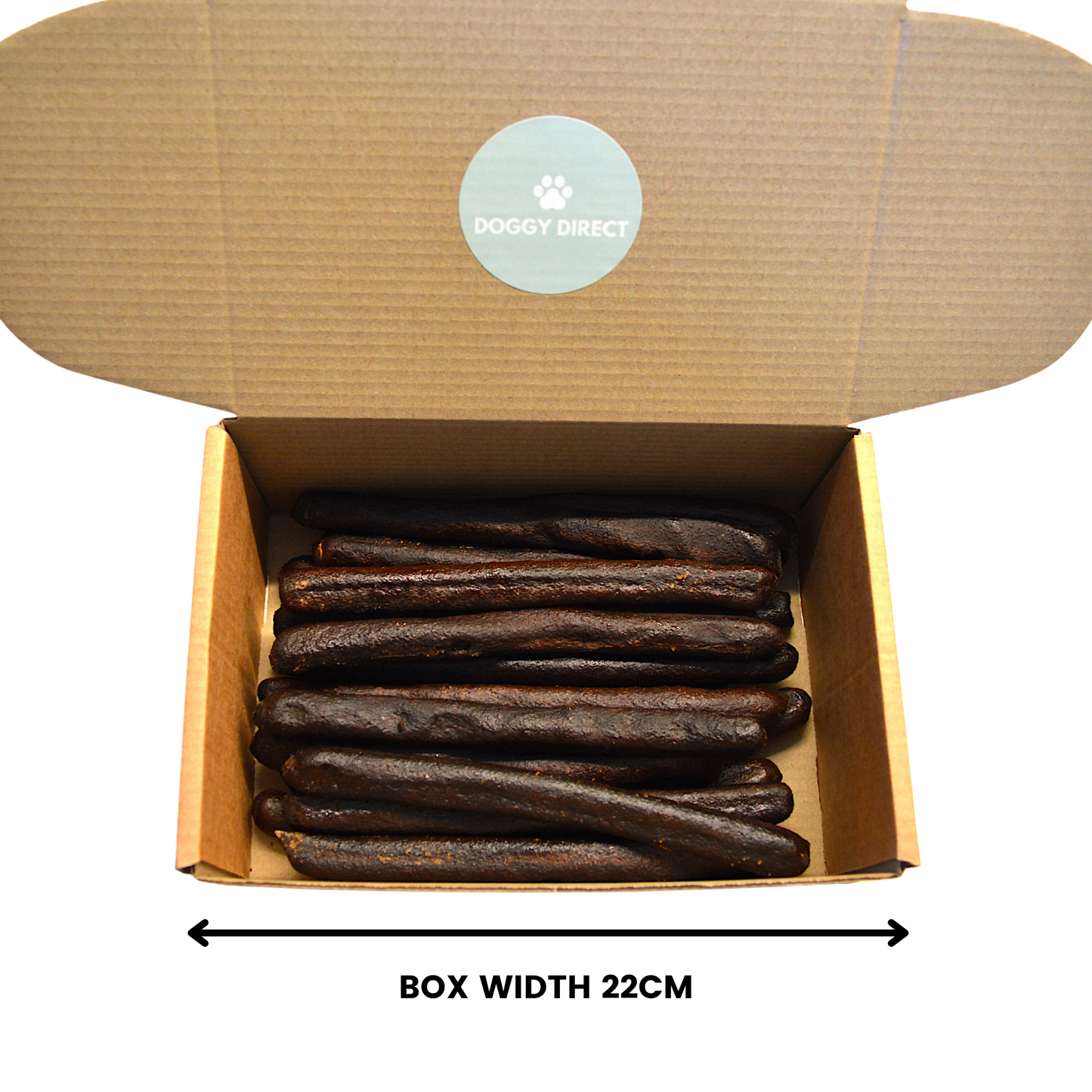 Doggy Direct Natural Black Pudding Sticks - Gourmet Meat Sausage Treats for Dogs - 10, 20 & 30 PACKS
