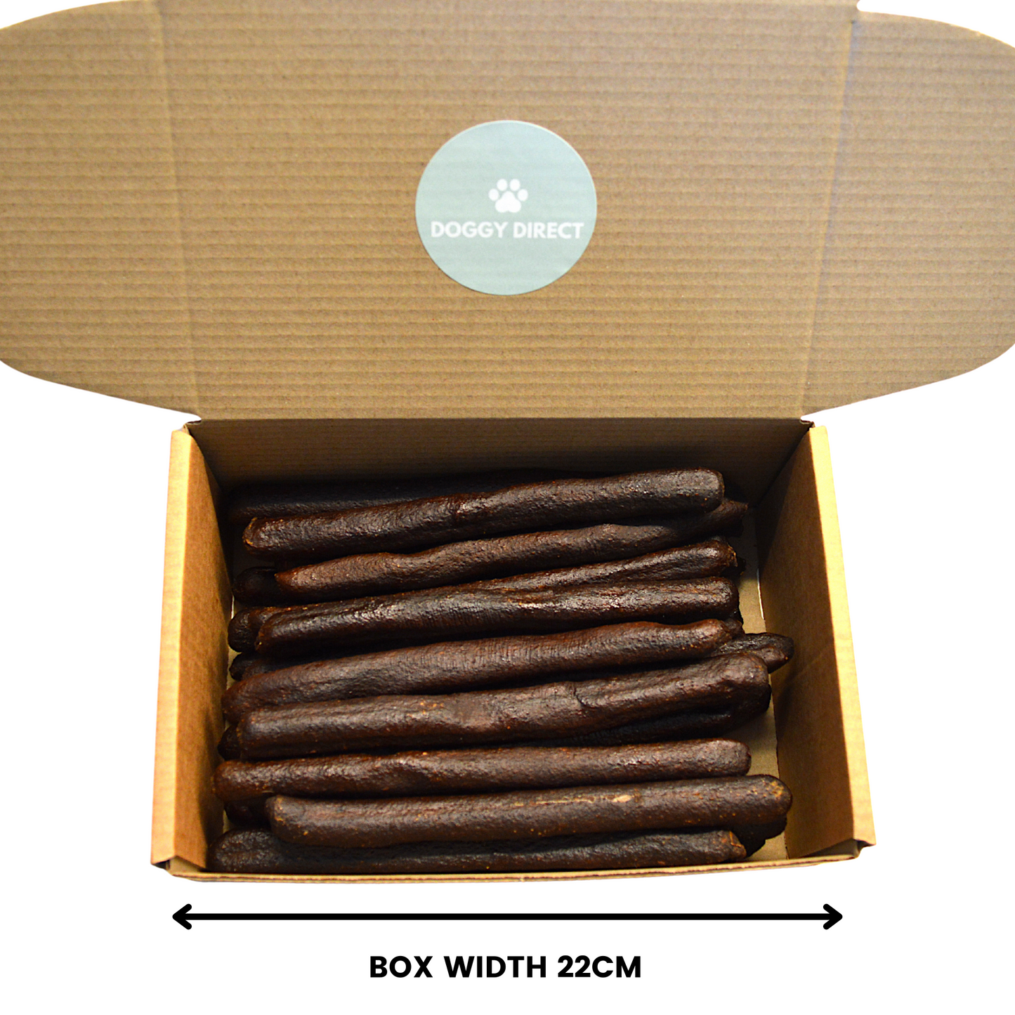 Doggy Direct Natural Black Pudding Sticks - Gourmet Meat Sausage Treats for Dogs - 10, 20 & 30 PACKS