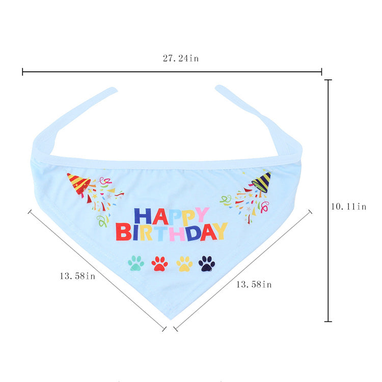 Doggy Direct Dog Birthday Bandanas & Party Hats for Large Dogs