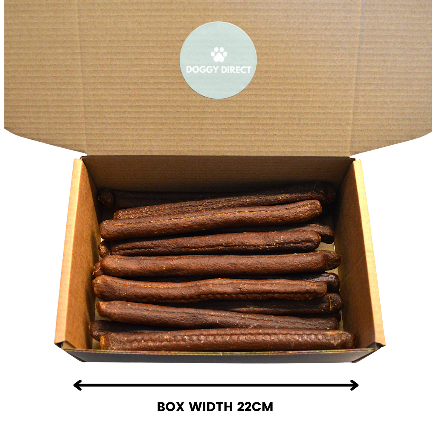 Doggy Direct Natural Venison Sticks - Gourmet Meat Sausage Treats for Dogs - 10, 20 & 30 PACKS