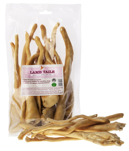 JR Natural Lamb Tails Dog Chew 250g
